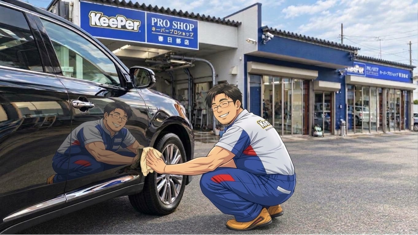 キーパープロショップ春日部店ウイングの店舗とカーケアの紹介画像